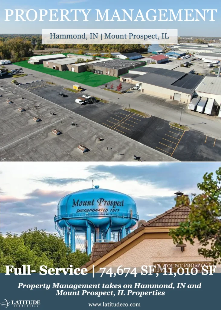 Property Management for Hammond Industrial Property and Mount Prospect Retail Property