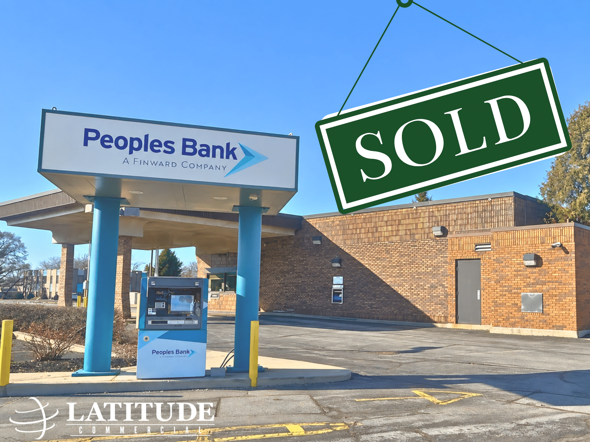 Latitude Commercial Brokers Sale of Former Peoples Bank in Dyer
